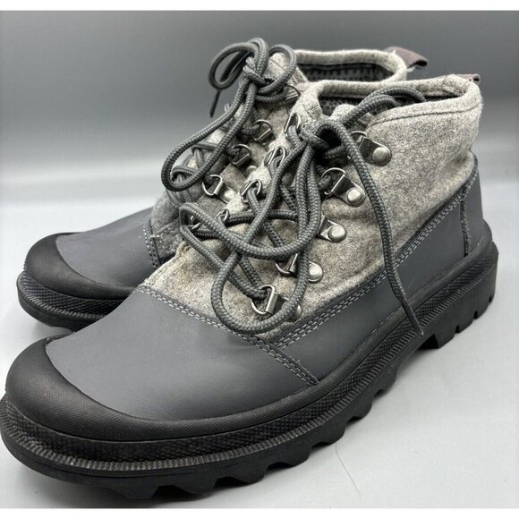 TOMS Cordova Castlerock Women’s Ankle Boots Sz 7.5 Wool Leather Waterproof - Picture 1 of 8